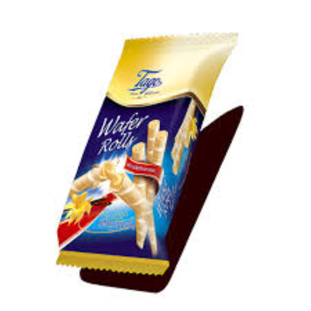 TAGO WAFER ROLL VANILLA CREAM 150G